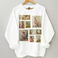 Vintage Easter Shirt for Women, Retro Women's Easter T-Shirt, Trendy Vintage Stamp Easter Tee, Gift for Wife Best Friend...