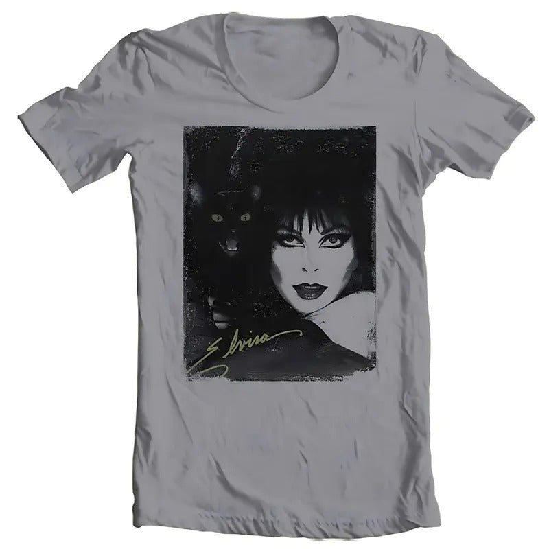 Vintage Elvira Mistress of the Dark T-shirt Hoodie, Sweatshirt | GrindPrints.com
