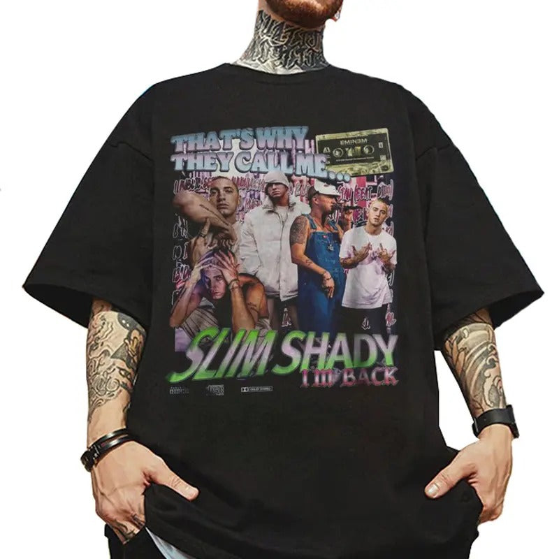 Vintage Eminem Rap T-Shirt, Eminem Merch, Rapper Shirt, Hip Hop 90s Shirt, 90s Merch, Hip Hop Legends Shirt, Rapper...