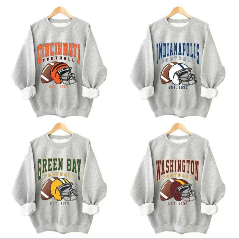 Vintage Football All Team Sweatshirt Collection Classic Unisex, Sweater For Men And Women Sweatshirt 2024, Vintage 90s...