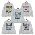 Vintage Football Sweatshirts - All Team Collection in Sport Grey for Every Fan T-Shirts, Hoodie | GrindPrints.com