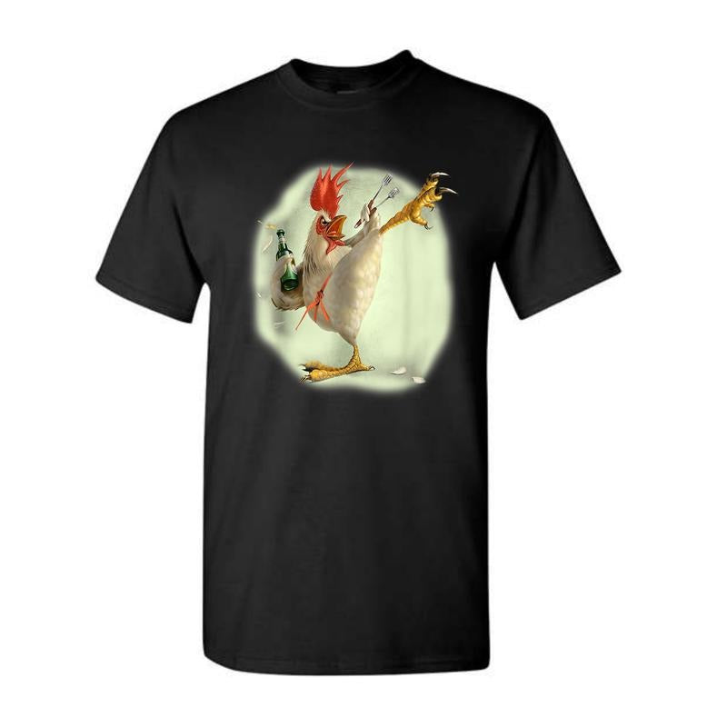 Vintage Funny Chicken Farmer T-Shirt Sweatshirt Hoodie | GrindPrints.com