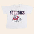 Vintage Gameday Couture White Fresno State Bulldogs Big Goals T-shirt, NCAA Shirt, Vintage Football Shirt Top Classic...