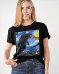 Vintage Godzilla Starry Night T-Shirt, Godzilla Shirt, Dinosaur Shirt, Monsters Shirt Hoodie, Sweatshirt | GrindPrints.com