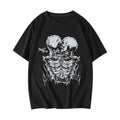 Vintage Goth Men Skeleton Print Y2k Graphic Tee, Sweatshirt, Hoodie Gift For Women Top Womenswear Underwear Cotton...