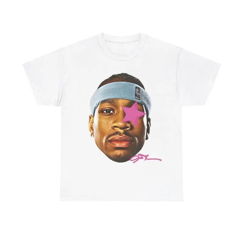 Vintage Graphic T-shirt Heavy Cotton Tee Basketball Sreetwear 90s Styled Ai Shirt Hiphop Vibes Y2K Aesthetic Throwback...