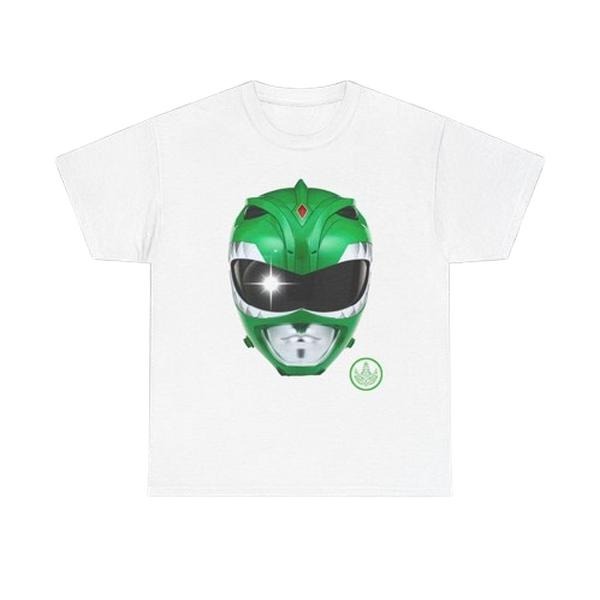 Vintage Green Power Ranger Tee Graphic T Shirt Medium Rare Cotton Menswear Hoodie, Sweatshirt | GrindPrints.com