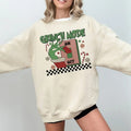 Vintage Grinnch Mode Sweatshirt, Grinnch Christmas Sweatshirt, Retro Christmas Hoodie, Christmas Movies Sweater,...