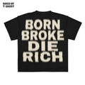 Vintage Grunge Letter Printed Tee