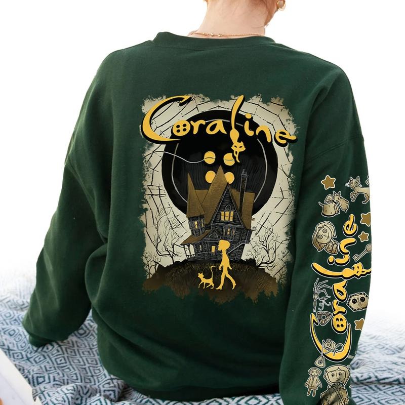 Vintage Halloween Movie Halloween Coraline Best Coraline Movie T-Shirts, Hoodie, Sweatshirt