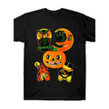 Vintage Halloween Printed T-shirt Comfortable Breathable, Soft, Casual Short Sleeve, Daily Wear, All Season, Black Men...