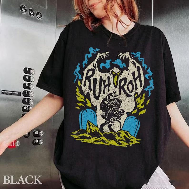 Vintage Halloween Shirt, Retro Halloween 90s Movies Shirt, Oversized Shirt for Women, Spooky Shirt, Gift for Friend,...