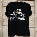 Vintage Halo Black T-Shirt Cotton Menswear Cotton Menswear T-Shirt Top Hoodie, Sweatshirt | GrindPrints.com