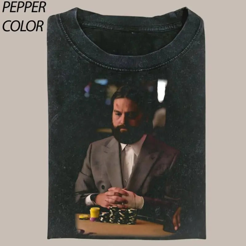 Vintage Hangover Playing Poker Graphic Unisex T-shirt, Funny Hangover Movie Tee,  Gift For Boyfriend Menswear Top Hoodie,...