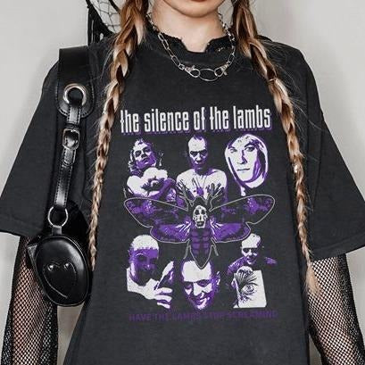 Vintage Hannibal Lecter Shirt | Silence of the Lambs Shirt | Horror Halloween Shirt | Halloween Movie Shirt | Halloween...