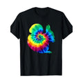 Vintage Hippie Squirrel Tie-Dye Tee - 100% Cotton, Short Sleeve, Crew Neck