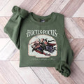 Vintage Hocus Pocu* Sweatshirt, Sanderson Sisters Sweatshirt, Halloween Party Shirt, Cute Halloween Outfit Knit Menswear...