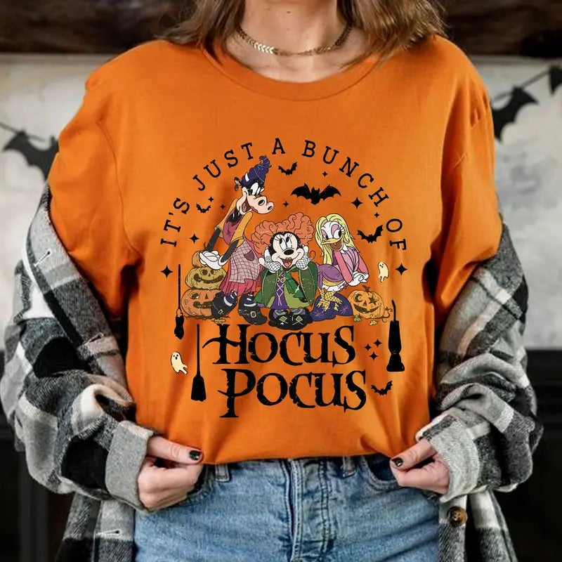 Vintage Hocus Pocus Shirt, Halloween Hocus Pocus Sweatshirt, Halloween Party Shirt, Halloween Hoodie | GrindPrints.com