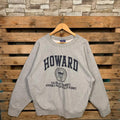 Vintage Howard University Sweatshirt Howard Pullover Sweater Howard Crewneck Jumper Howard University Logo Graphic Print...