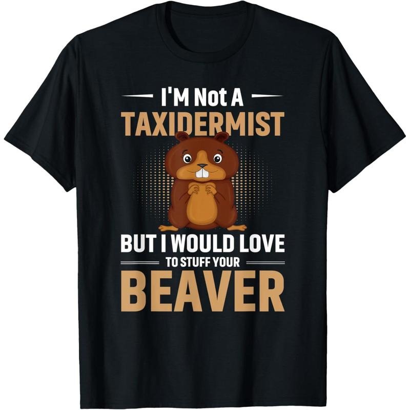 Vintage I'm Not a Taxidermist Hunting Beaver Riffle Hunter T-Shirt made in usa Hoodie, Sweatshirt | GrindPrints.com