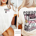 Vintage Inspired Shirt, Cowboy Killers, Western Tee, Cowboy Skull Tee, Western Graphic  T-shirt, sweater  Hoodie Sweatshirt