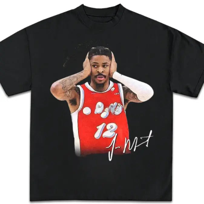 Vintage Ja Morant Shirt, Retro Funny Basketball Graphic Tee, Cotton Unisex Gift For Fan Men And Women, Menswear Top...