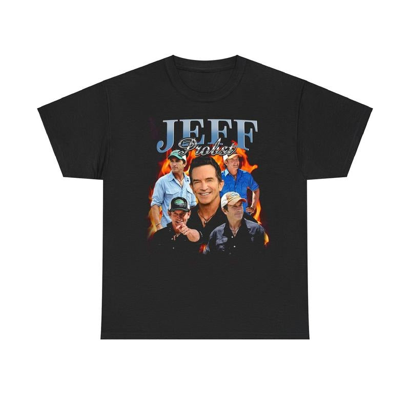 Vintage Jeff Probst Presenter Homage Television Presenter Tee Hoodie, Sweatshirt | GrindPrints.com