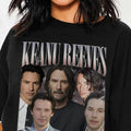 Vintage Keanu Reeves Shirt Cotton Crew Neck Menswear Top Womenswear Top Underwear Streetwear T-Shirts, Hoodie, Sweatshirt
