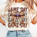 Vintage LSU Football Coquette Bow Game Day Shirt, Gameday Women's Sweatshirt Cotton Fit Top Womenswear Hoodie