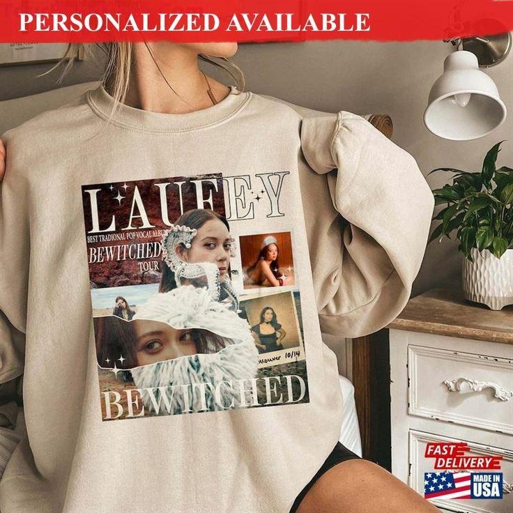 Vintage Laufey The Bewitched Tour 2024 Sweatshirt Classic T-Shirts, Hoodie | GrindPrints.com