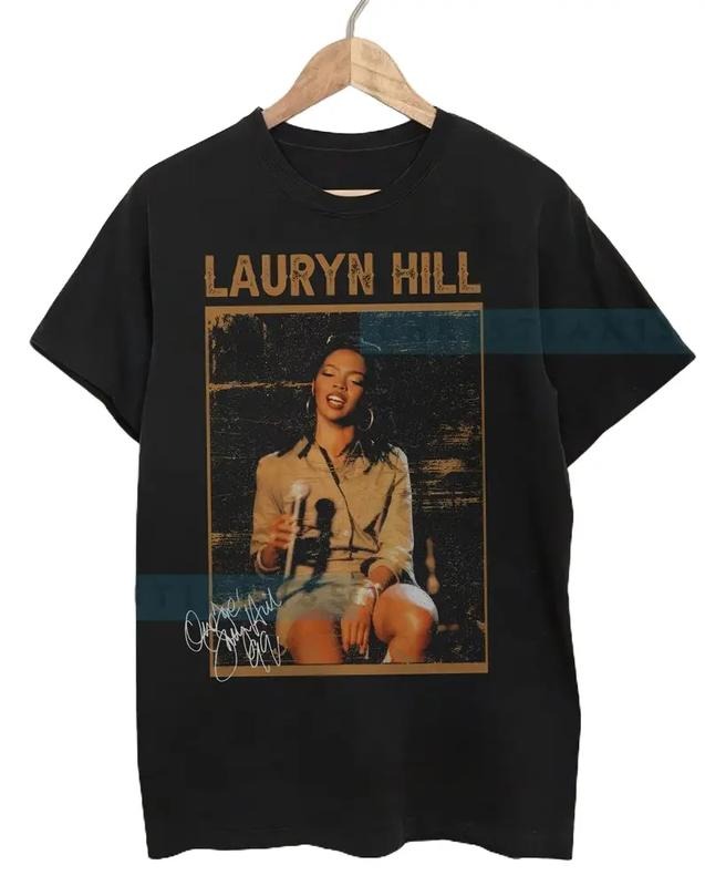 Vintage Lauryn Hill shirt, Lauryn Hill Fans Shirt, Rock pop music shirt Classic Cotton Hoodie, Sweatshirt | GrindPrints.com