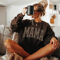 Vintage Leopard Mama T-Shirt, Mom LIfe Shirt, Mothers Day Gift, New Mom Gift Hoodie, Sweatshirt | GrindPrints.com
