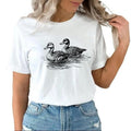 Vintage Mallard Duck Hunting Sweatshirt Hoodie T-shirt Hunting Season Gift for Husband & Hunters | GrindPrints.com