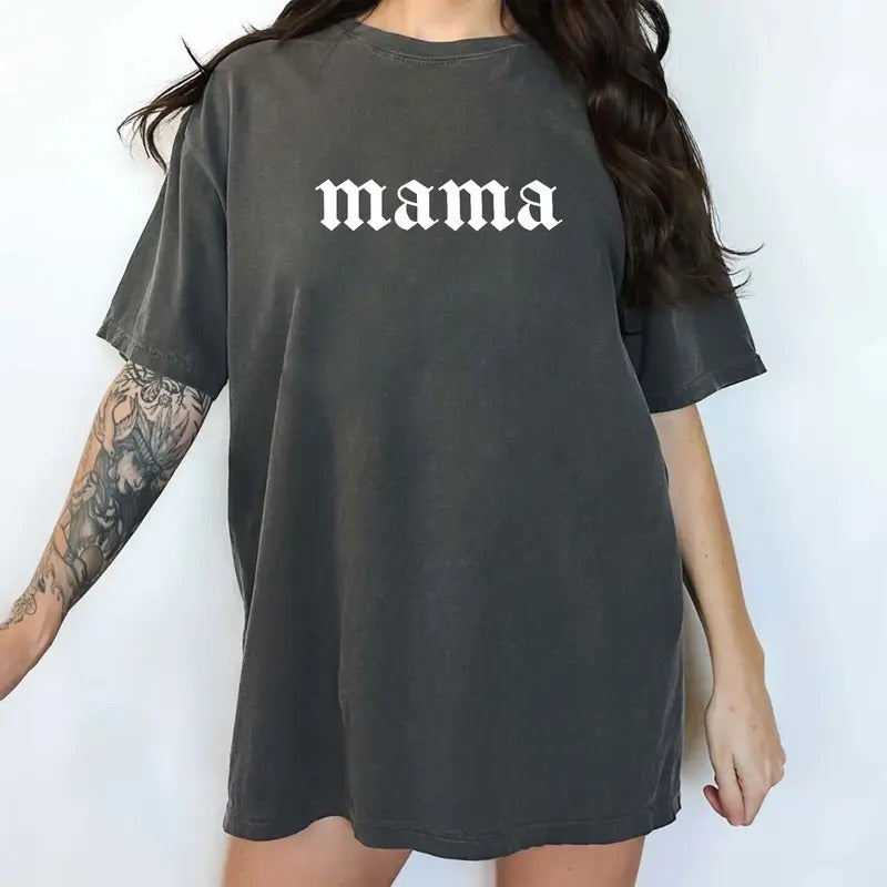Vintage Mama Shirt, Funny Mom T-shirt, Mom Life Vintage Graphic Printed Tee, Cool Moms Unhinged Shirt, New Mom T-shirt,...