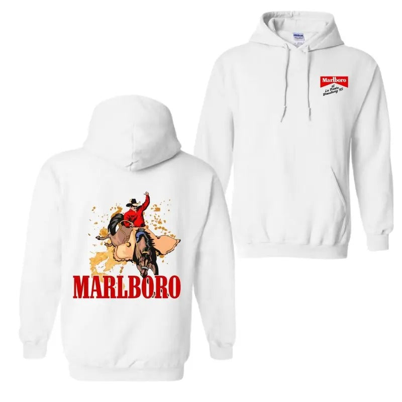 Vintage Marlboro Cowboy Wild West  T-Shirt, Hoodie  Full Size Full Color for men for women Sweatshirt | GrindPrints.com