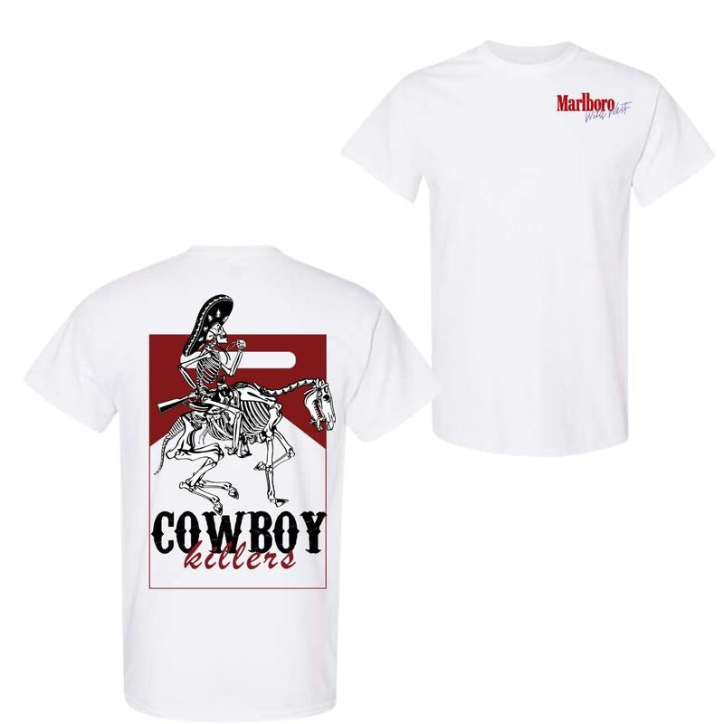 Vintage Marlboro Cowboy Wild West Shirt, Country Music, Cowboy Kille Shirt Hoodie, Sweatshirt | GrindPrints.com