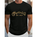 Vintage Martin Guitars American Crew Neck Casual Crew Neck Printed Sweat Absorbent Breathable Made USA T-Shirts, Hoodie, Sweatshirt