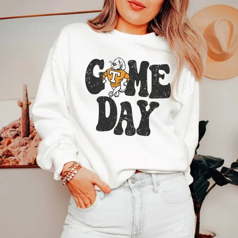 Vintage Mascot Game Day Unisex Sweatshirt For Men, For Women, Ideas For Sport Fans T-Shirts, Hoodie | GrindPrints.com