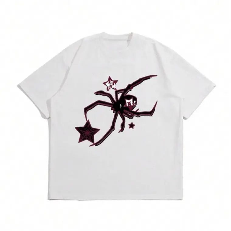 Vintage Men's Regular Fit Spider Graphic Tee, Sweatshirt, Hoodie Gift For Women Top Womenswear Underwear Cotton T-Shirt...