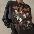 Vintage Michael Myers Halloween Crewneck Sweatshirt, Horror Movie Sweatshirt T-Shirts, Hoodie | GrindPrints.com