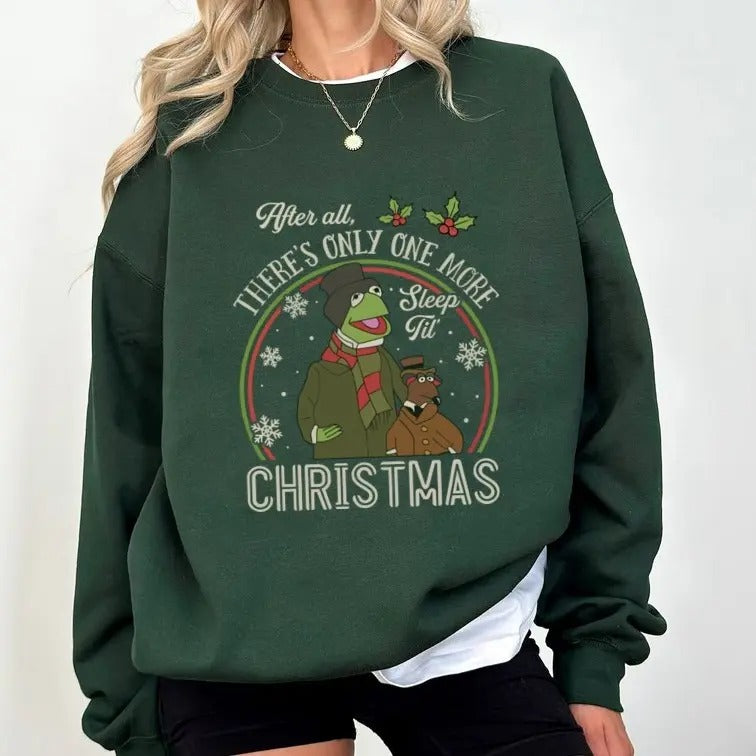 Vintage Muppet Shirt After All There'S Only One More Sleep Til Shirt Kermit Friends Shirt Xmas T-Shirts, Hoodie, Sweatshirt