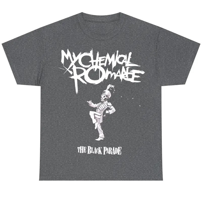 Vintage My Chemical Romance Black Parade Tour T-Shirt, Retro Rock Band Tee, Double-Sided Graphic Design, Casual...
