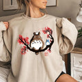 Vintage My Neighbor Totoro Shirt, Studio Ghibli Shirt, Birthday Gifts Anime Manga Lovers, Studio Ghibli Fans, Japanese...