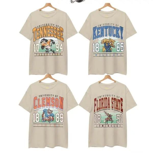 Vintage NCAA College Teams T-Shirt, Classic Sports Tee, Perfect Gift for Sport Hoodie, Sweatshirt | GrindPrints.com