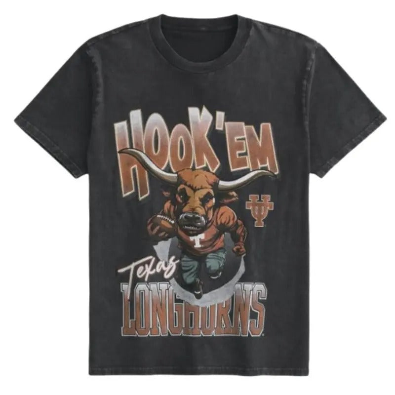 Vintage NCAA University Of Texas longhorns Football T-Shirt Menswear Clothing Cotton Hoodie, Sweatshirt | GrindPrints.com