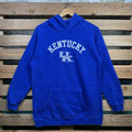 Vintage Ncaa Kentucky Wildcats Hoodie Kentucky Pullover Jumper Kentucky Hooded Sweater Kentucky Wildcats Embroidery Logo...