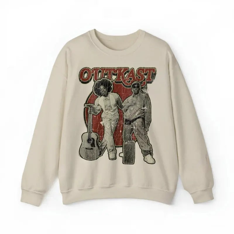 Vintage OUTKAST Unisex T-Shirt, Sweatshirt, Full Sizes, Full Colors, Unisex T-shirt for Men and Women, Classic Menswear,...