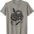 Vintage Ophiology South American Rattle Snake Tee T-shirt Menswear Top Underwear Tshirt Hoodie, Sweatshirt | GrindPrints.com
