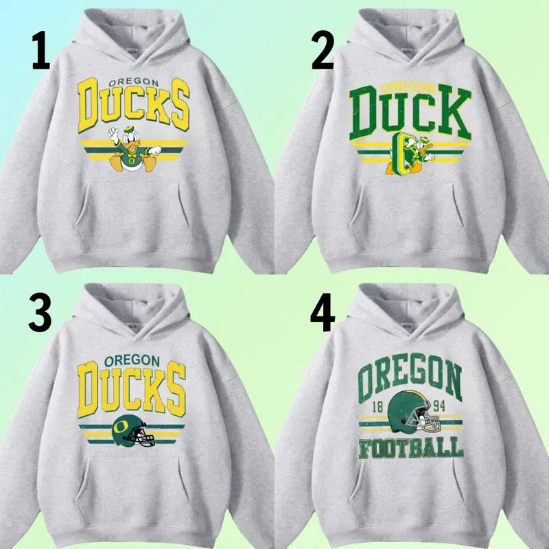 Vintage Oregon Hoodie, Sweatshirt, T-shirt, College Shirt, Gift For Fan Duck, NCAA Hoodie | GrindPrints.com