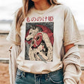 Vintage Princess Mononoke Washed Acid Vintage 90s Graphic Shirt, Ghibli Gift For Women and Man Unisex T-Shirt, Studio...